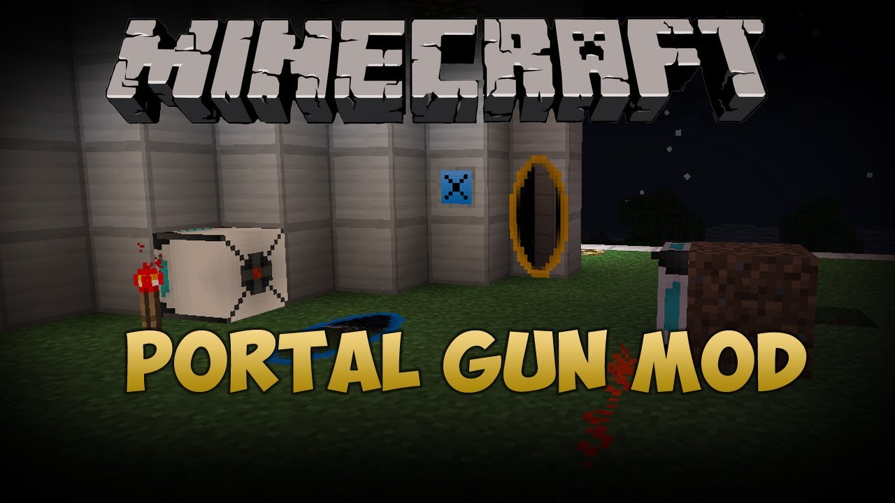 Portal Gun Mod for Minecraft