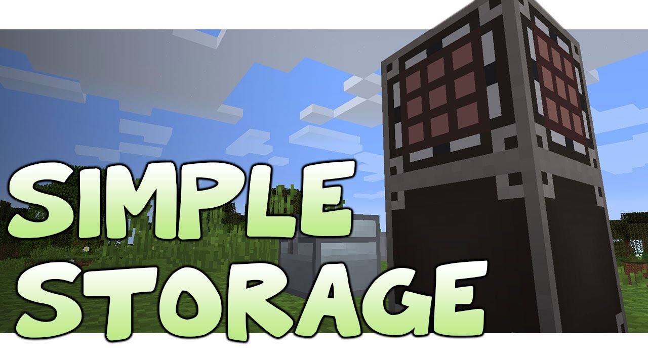 Simple Storage Network Mod for Minecraft